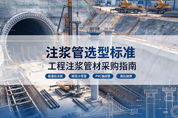 浚县注浆管选型标准