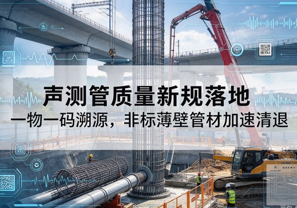 浚县声测管质量新规落地，一物一码溯源，非标薄壁管材加速清退